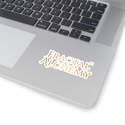 High Frequency Kiss-Cut Stickers | Fractal Alchemy Conscious Art