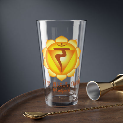 Solar Plexus Chakra Collection Mixing Glass, 16oz