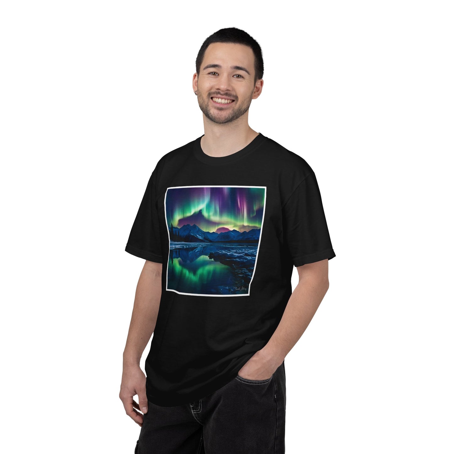 Northern Lights Conscious Art Shirt | Fractal Alchemy™