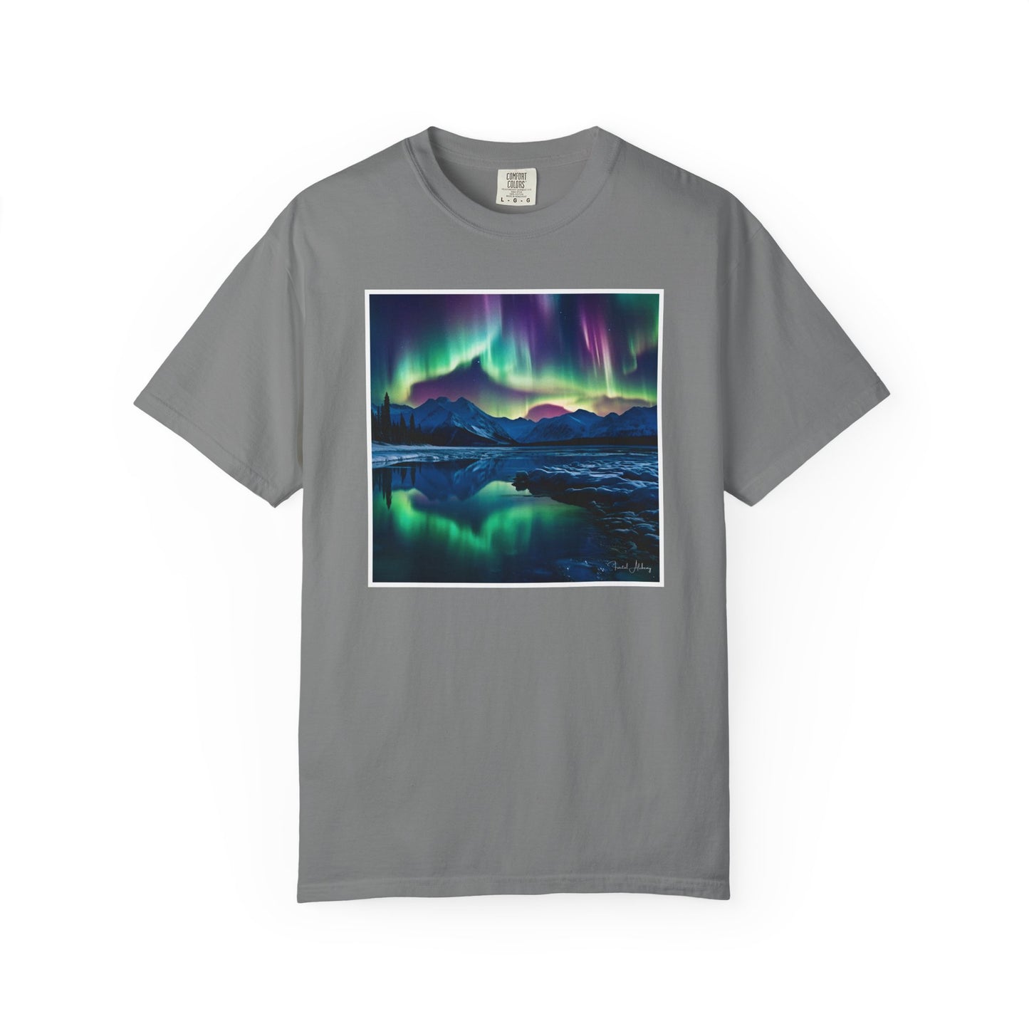Northern Lights Conscious Art Shirt | Fractal Alchemy™