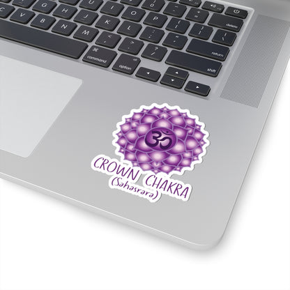7 Chakra High Frequency Kiss-Cut Stickers | Fractal Alchemy Conscious Art