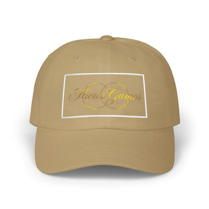 Dad Cap — 'Siempre Juntos' Gold Script Baseball Hat