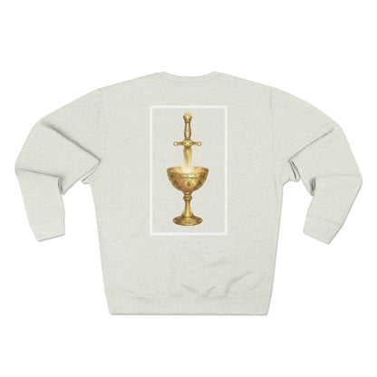 Golden Chalice Crewneck Sweatshirt — Sword & Chalice Graphic