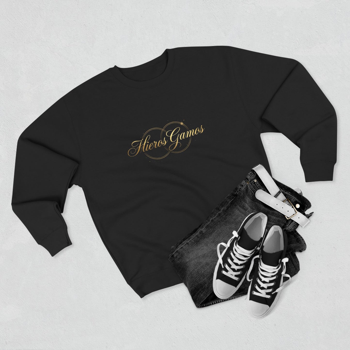 Golden Chalice Crewneck Sweatshirt — Sword & Chalice Graphic