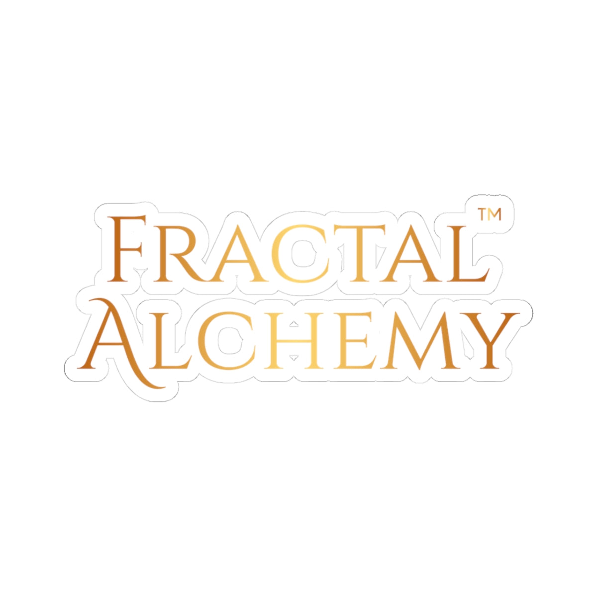 High Frequency Kiss-Cut Stickers | Fractal Alchemy Conscious Art