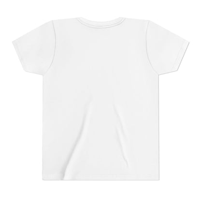 Youth Tee — Gold Angel Wings & Halo Graphic