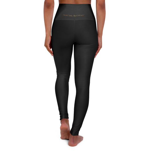 High Frequency Chakra Yoga Pants | Conscious Activewear by Fractal Alchemy