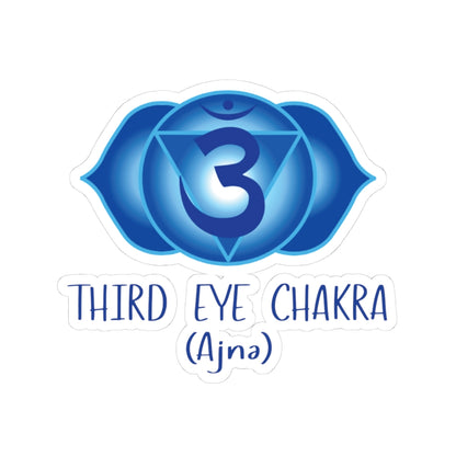 7 Chakra High Frequency Kiss-Cut Stickers | Fractal Alchemy Conscious Art
