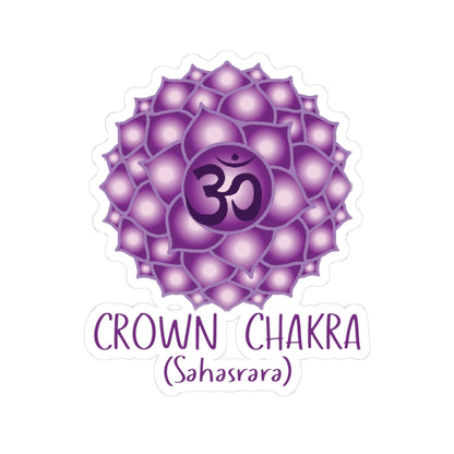 7 Chakra High Frequency Kiss-Cut Stickers | Fractal Alchemy Conscious Art