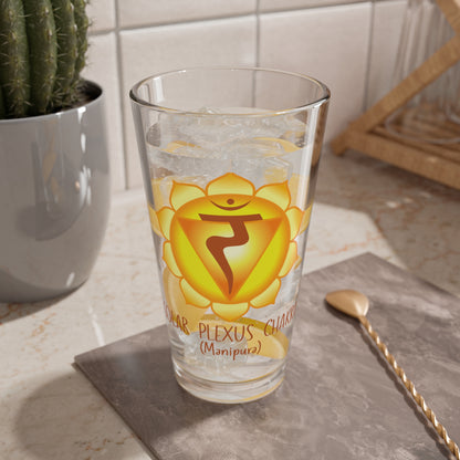 Solar Plexus Chakra Collection Mixing Glass, 16oz