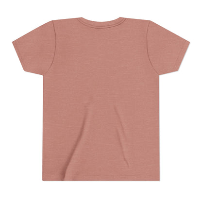 Youth Tee — Gold Angel Wings & Halo Graphic