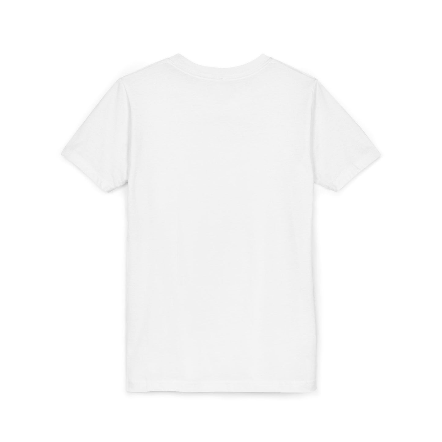 Youth Tee — Gold Angel Wings & Halo Graphic
