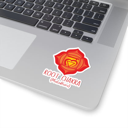 7 Chakra High Frequency Kiss-Cut Stickers | Fractal Alchemy