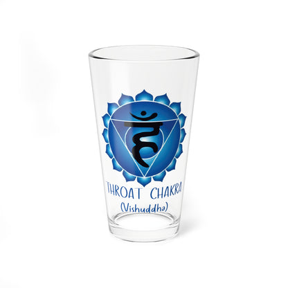 Throat Chakra Collection Mixing Glass, 16oz