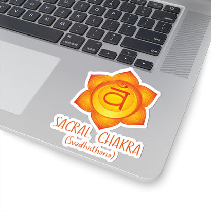 7 Chakra High Frequency Kiss-Cut Stickers | Fractal Alchemy