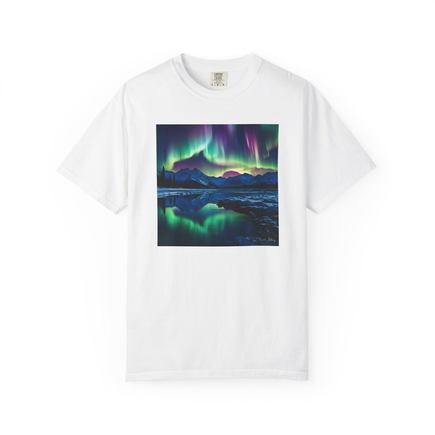 Northern Lights Conscious Art Shirt | Fractal Alchemy™