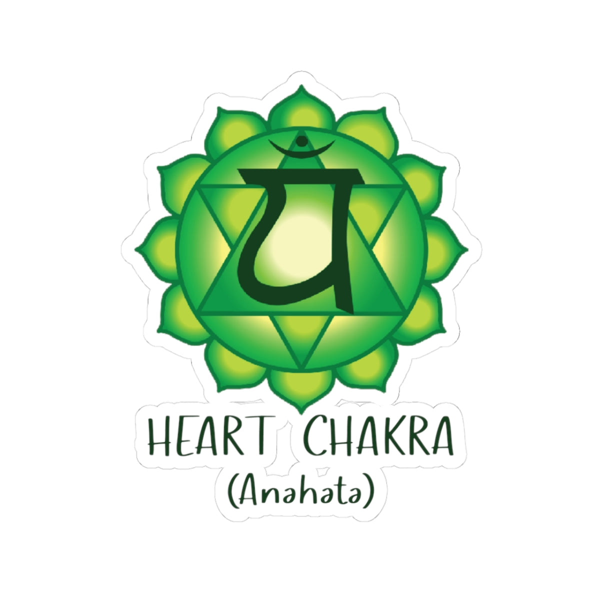 7 Chakra High Frequency Kiss-Cut Stickers | Fractal Alchemy Conscious Art
