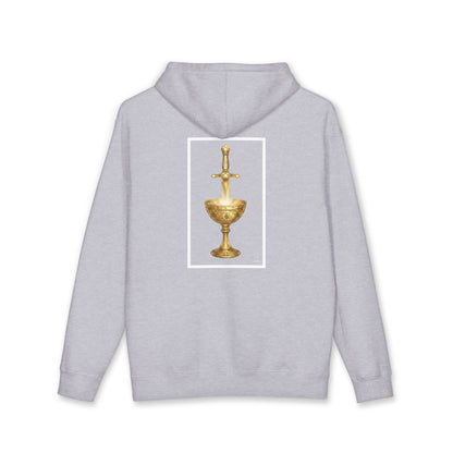 Alchemical Chalice Hoodie — Fractal Alchemy Gold Logo Hooded Sweatshirt