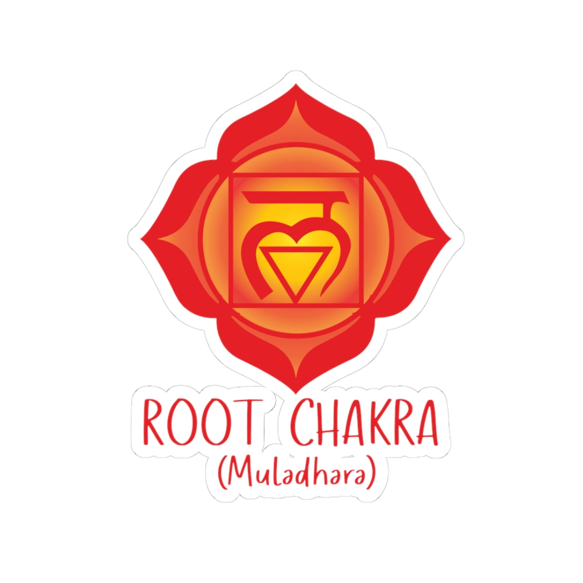 7 Chakra High Frequency Kiss-Cut Stickers | Fractal Alchemy